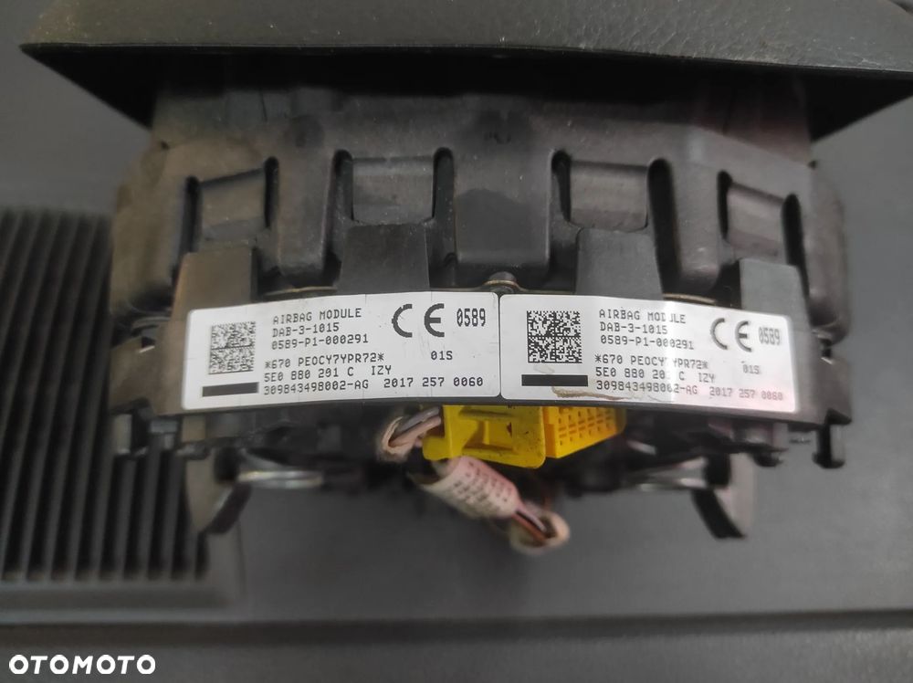 SKODA CITIGO 1ST DESKA ROZDZIELCZA KOKPIT KONSOLA ZESTAW POWYSTRZAŁOWY ORYGINALNA KOMPLET WYSYŁKA !!!! - 8