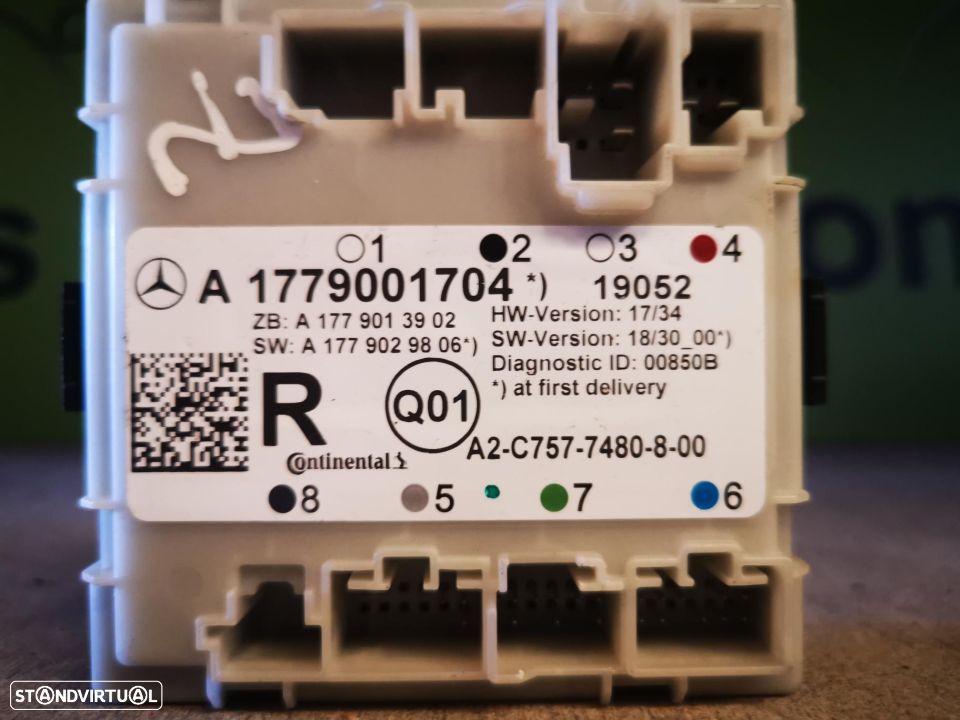 MERCEDES A W177 MÓDULO PORTA TRÁS ESQUERDA - MD034 - 3