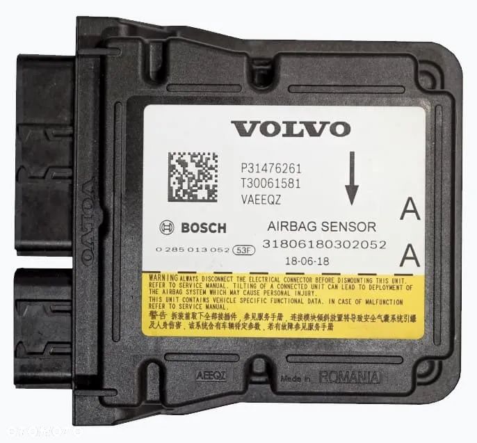 VOLVO sterownik airbag srs moduł CRASH DATA crash reset P32269179 P32315772 - 1