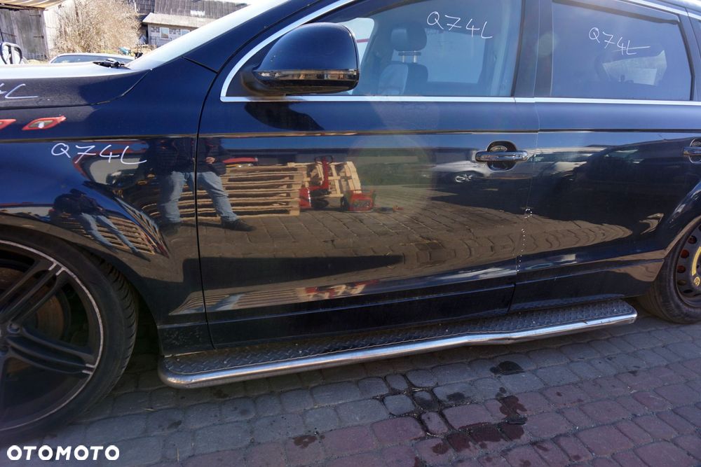 DRZWI PRZEDNIE LEWE Q7 4L LIFT LZ5Q  CZARNY AUDI 2009-2015 - 2