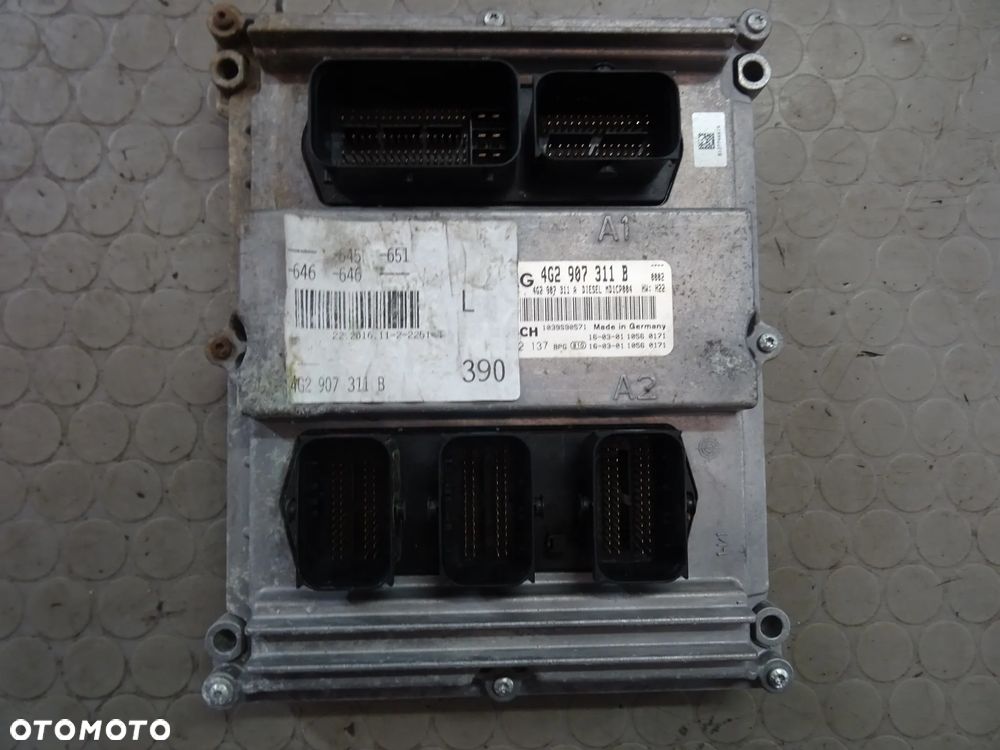 4G2907311B sterownik silnika komputer 3.0 TDI Audi A6 C7 A7 LIFT czesci - 1