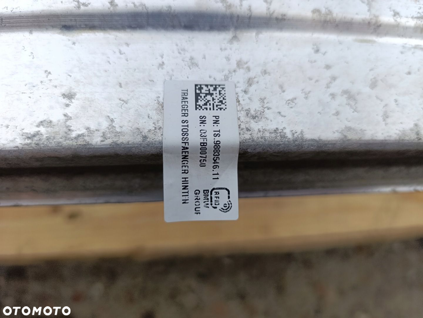 BMW U11 X1 BELKA TYLNEGO ZDERZAKA 8846819 - 2