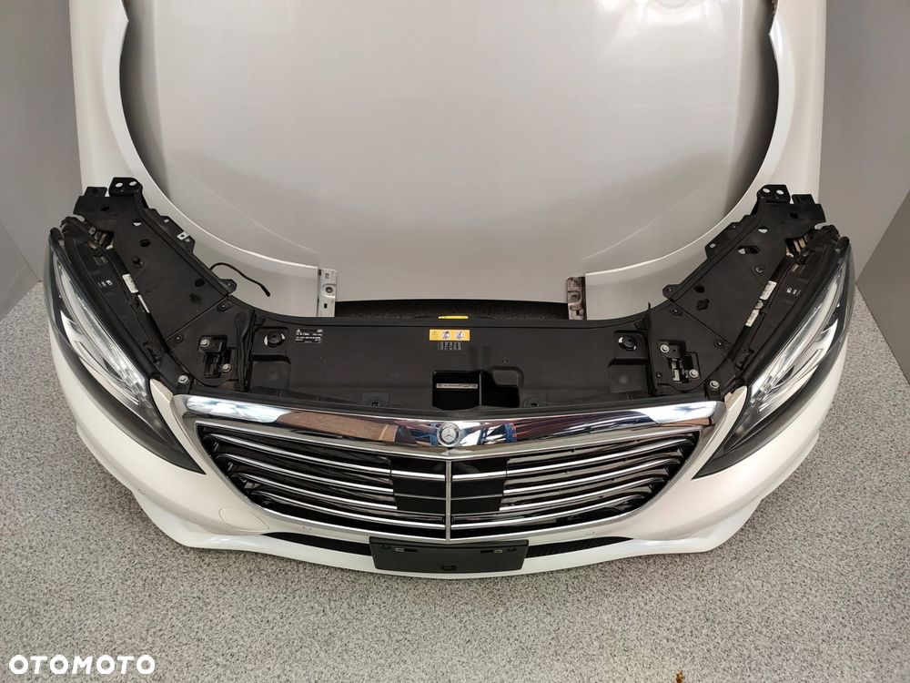 MERCEDES W222 AMG PRZÓD ZDERZAK PAS LAMPY MASKA - 2