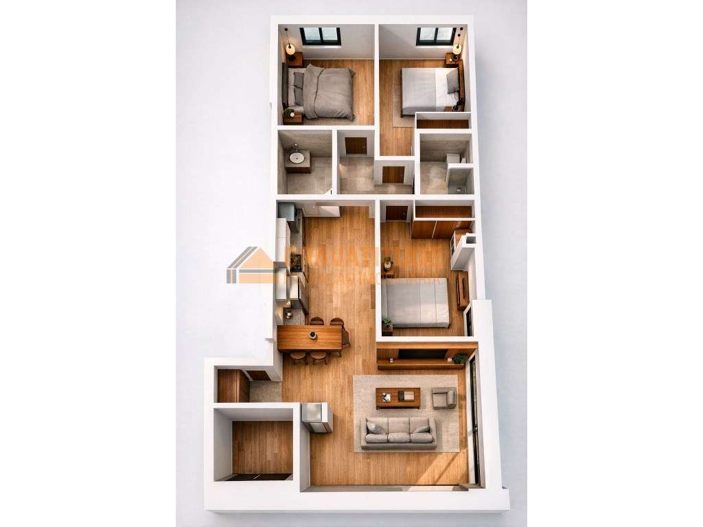 T3 Novo Devesas - Praça de Índia - Grande imagem: 5/20