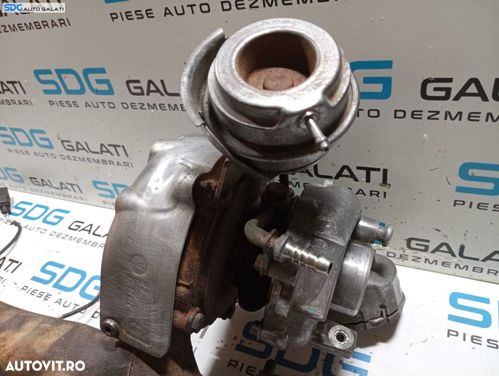 Turbo Turbina Turbosuflanta Volkswagen Caddy 3 2.0 TDI BMM 2003 - 2010 Cod 03G253014N [M7069] - 3