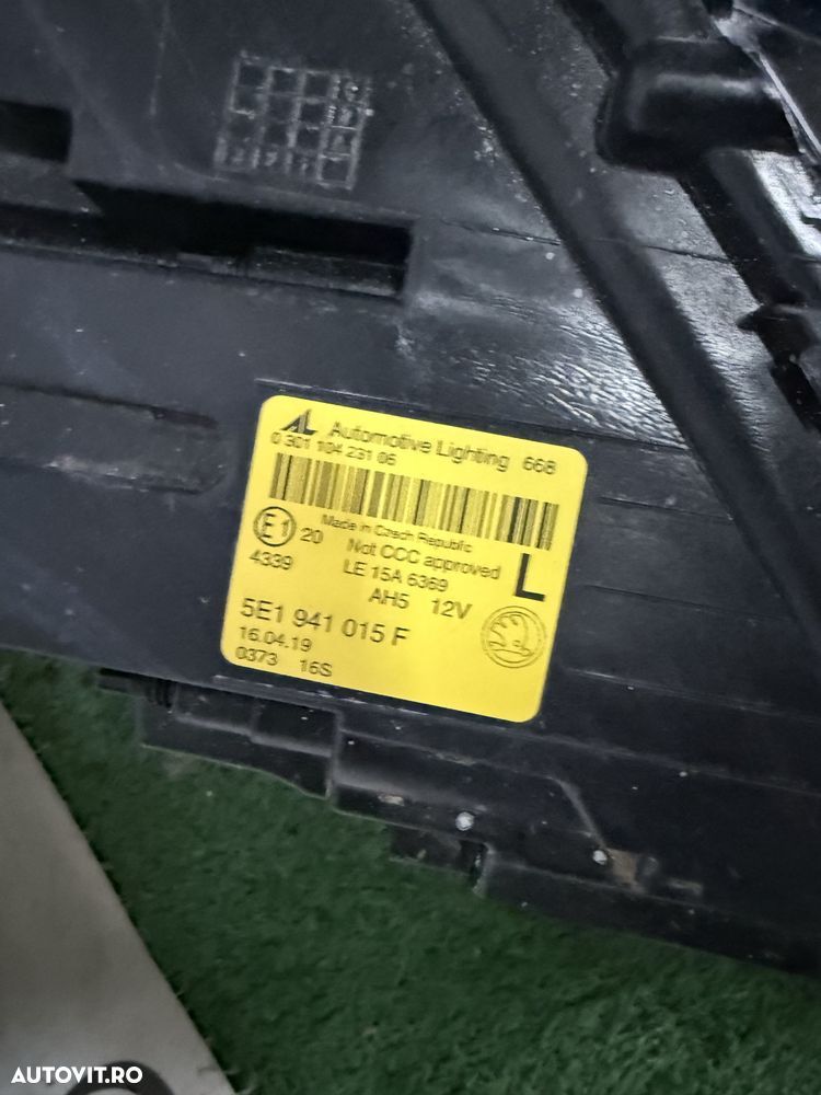 Far stanga dreapta Skoda Octavia 3 facelift lci full led - 5