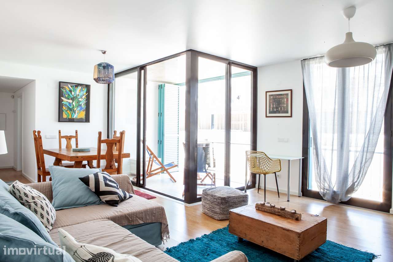 Apartamento T2 com Piscina a poucos minutos a pé do mar - Grande imagem: 2/34