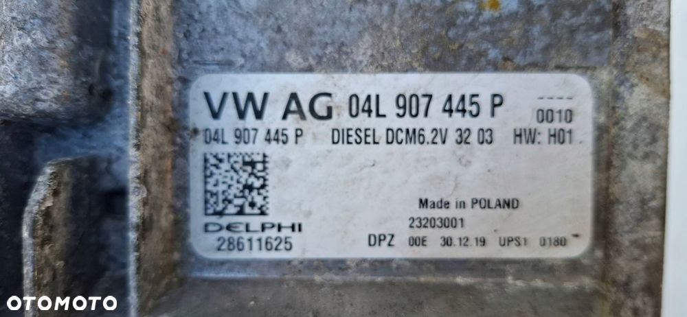 VW CRAFTER II MAN TGE 2.0 TDI 2017- STEROWNIK SILNIKA KOMPUTER 04L907445P - 4