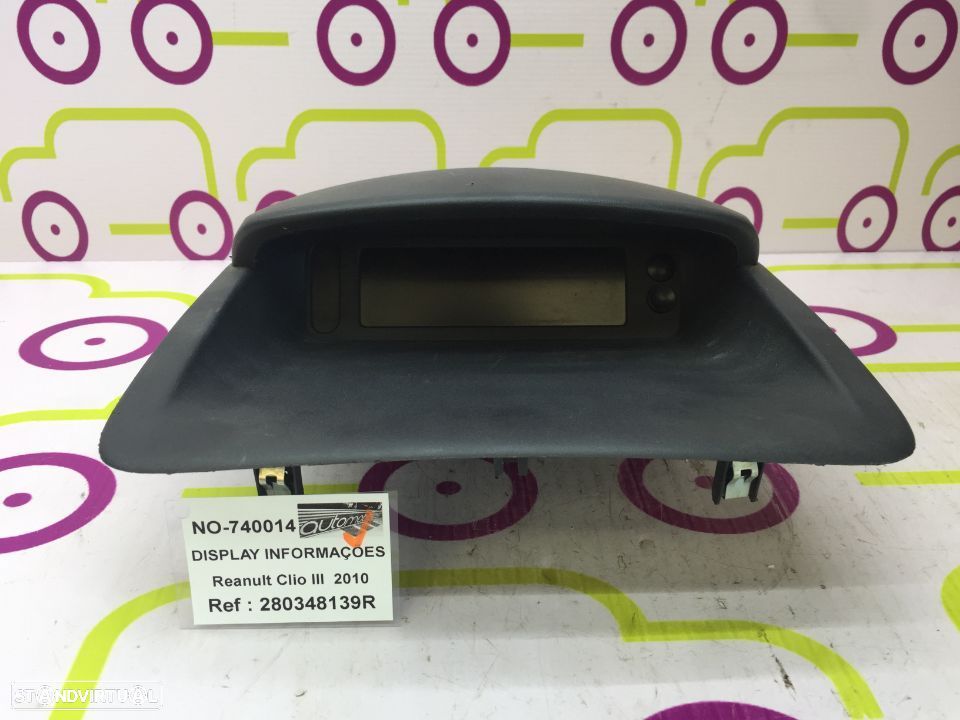 Display Renault Clio III 1.5 dCi 85 Cv de 2010 - Ref: 280348139R - NO740014 - 1