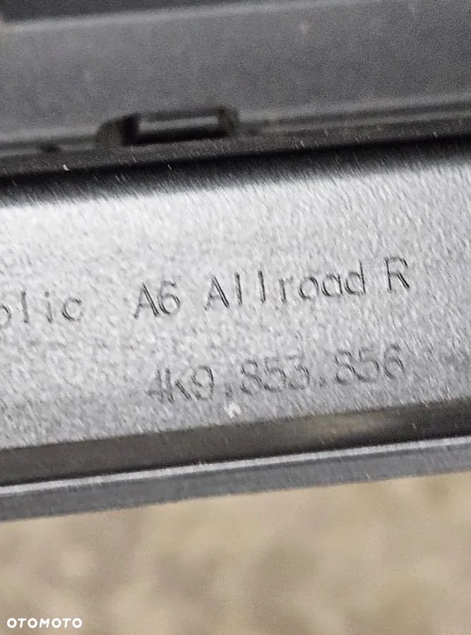 AUDI A6 C8 4K LISTWA PROGOWA PRAWA 4K0853856 - 7