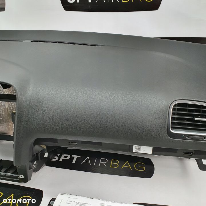 VW GOLF VI 6 DESKA ROZDZIELCZA KONSOLA KOKPIT PULPIT PODUSZKI AIRBAG AIR BAG PASY KIT SET - 6
