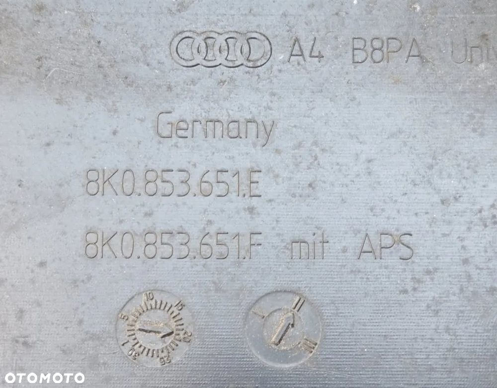 Grill atrapa chłodnicy Audi A4 8K0853651E 8K0853651F - 4