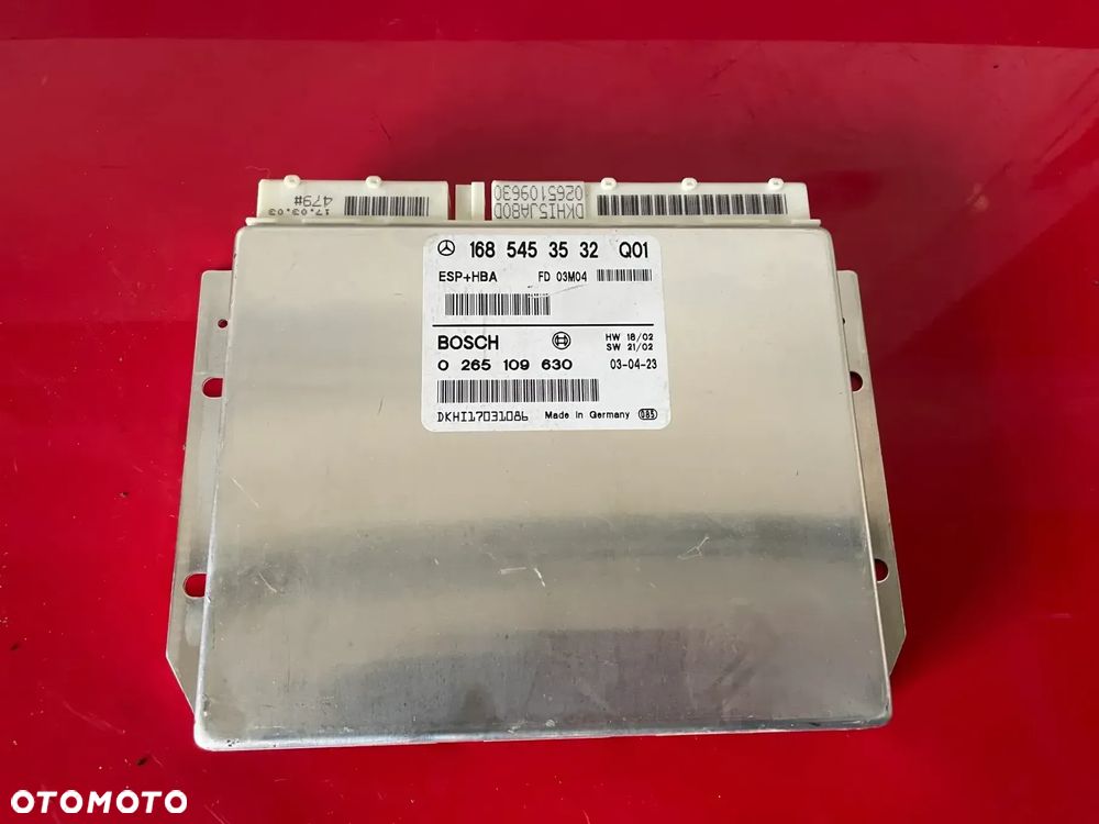 MERCEDES W168 MODUŁ STEROWNIK ESP HBA A1685453532 - 1