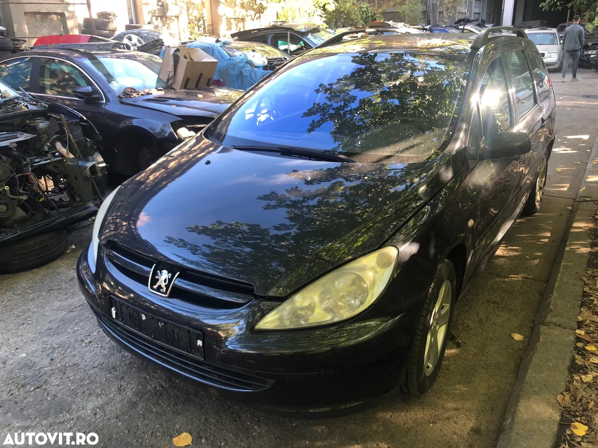 Capota fata motor Peugeot 307 negru non facelift 2004 - 2