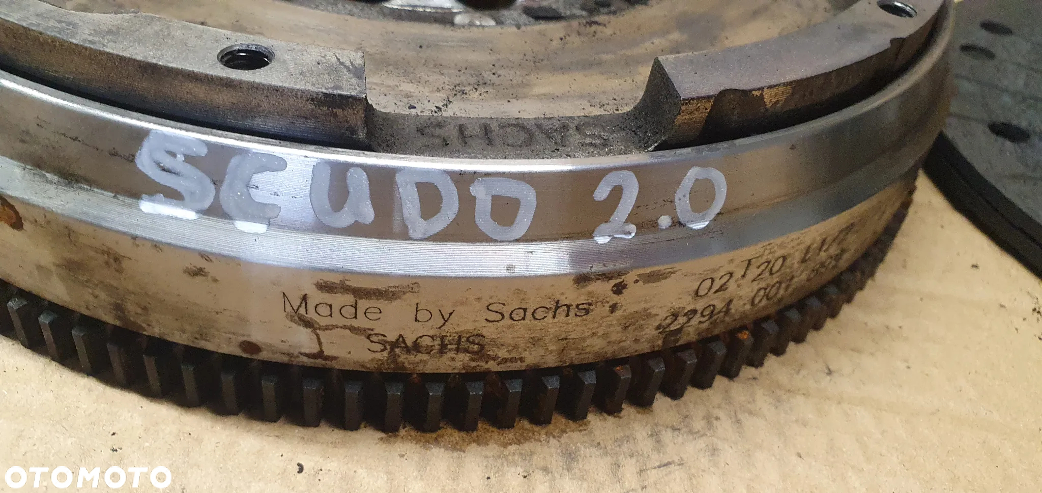 Sprzęgło tarcza docisk koło dwumas Sachs Fiat Scudo 2.0 HDI - 12