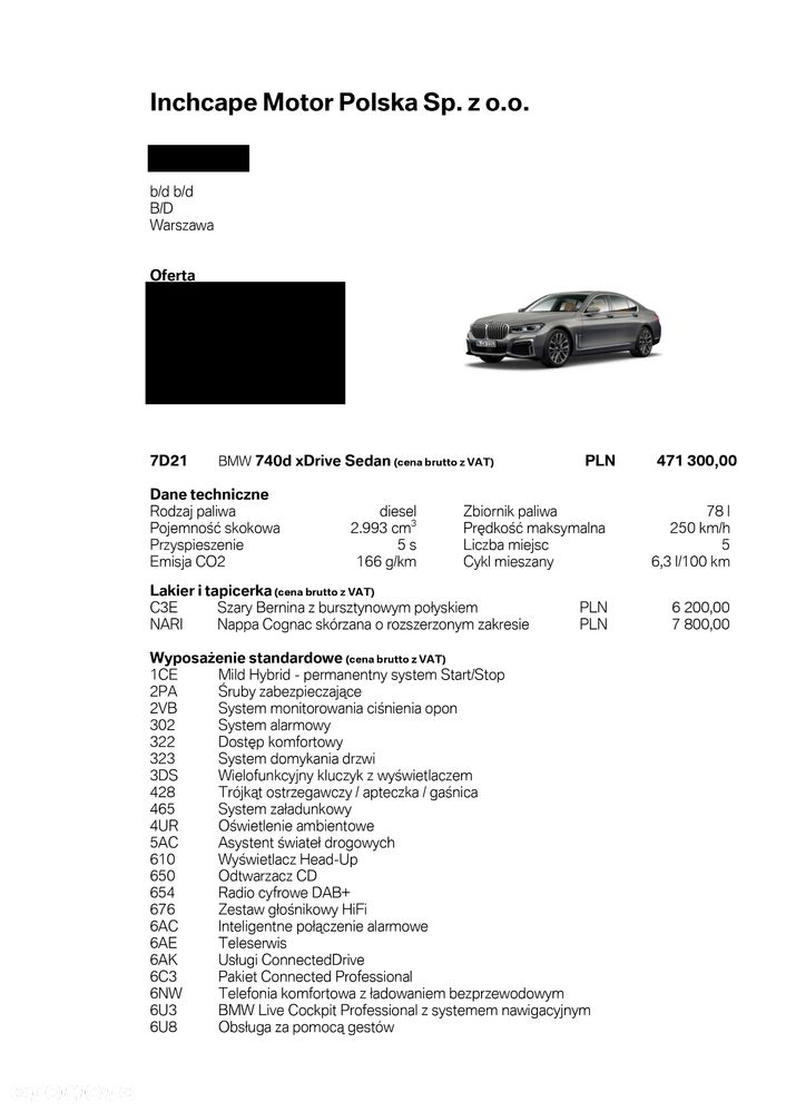 BMW Seria 7 740d xDrive mHEV sport - 14