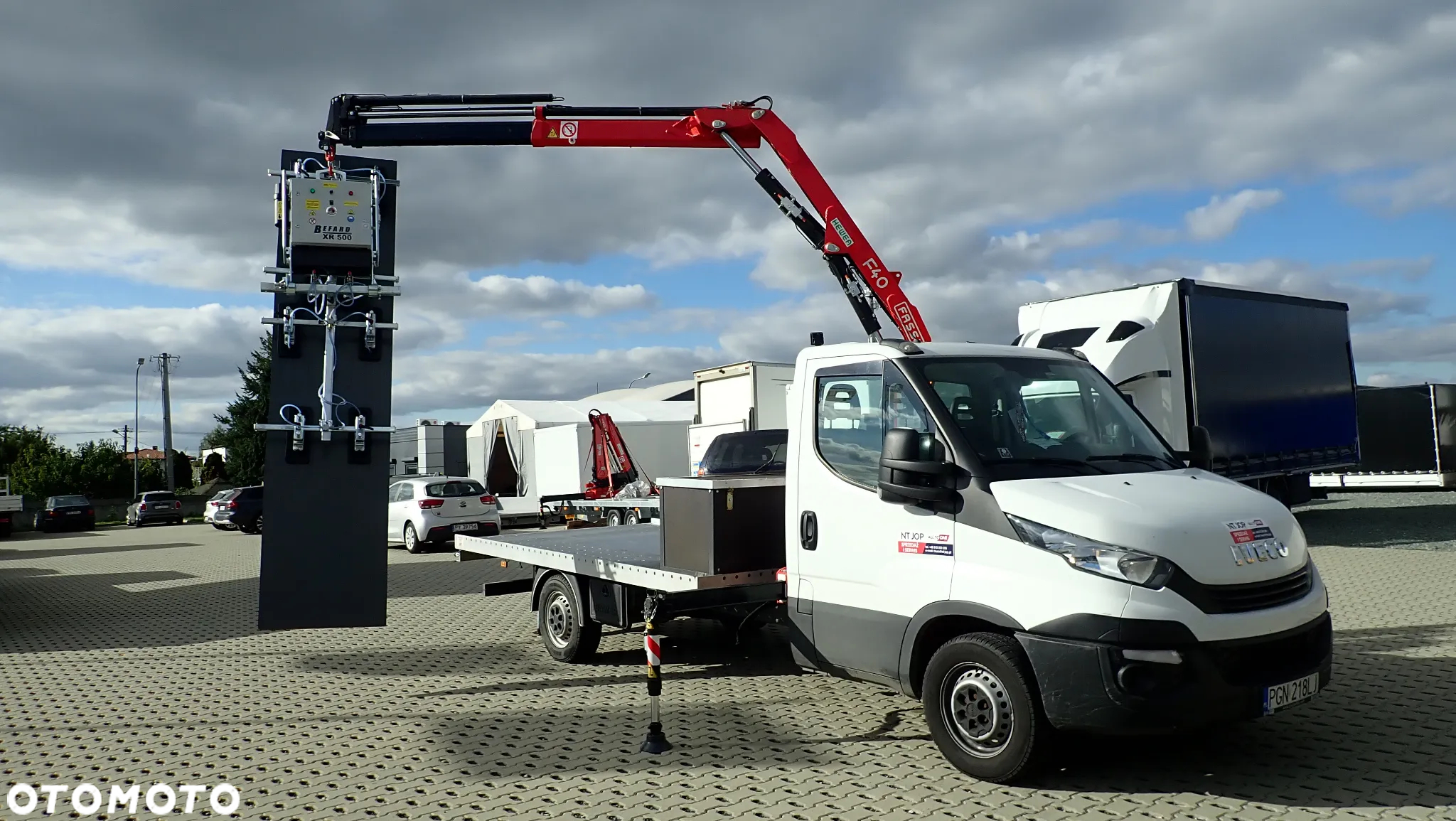 Iveco 35s16 HDS żuraw do okien, szkła, płyt - 6