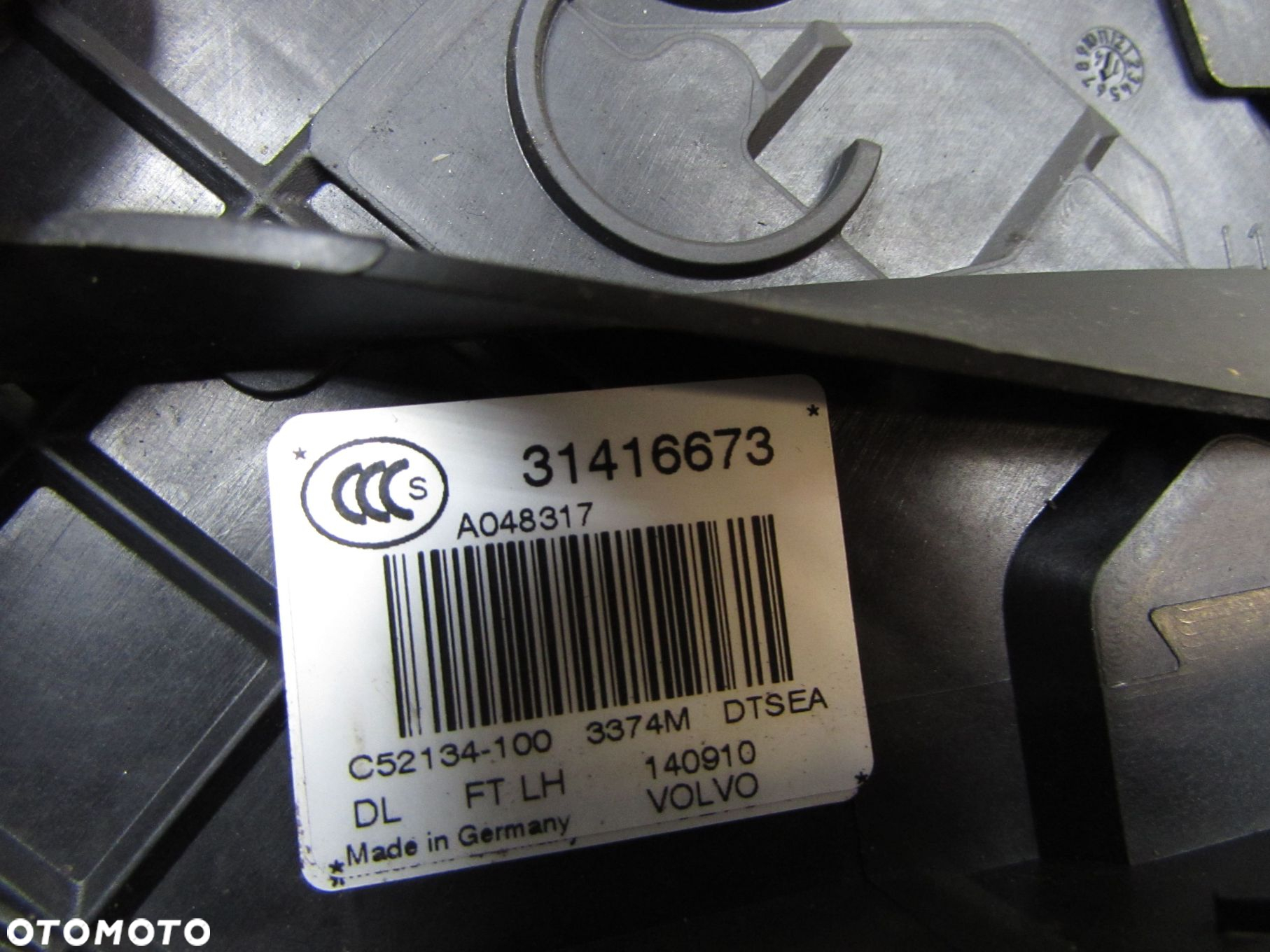 VOLVO S80 II V70 III V50 06-16 ZAMEK DRZWI TYL LEWY 10 PIN 31416673 - 6