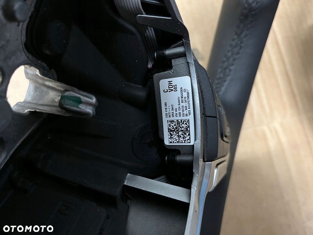 kierownica vw troc t-roc multifunkcja dsg skÓra nowa oryginal airbag - 5