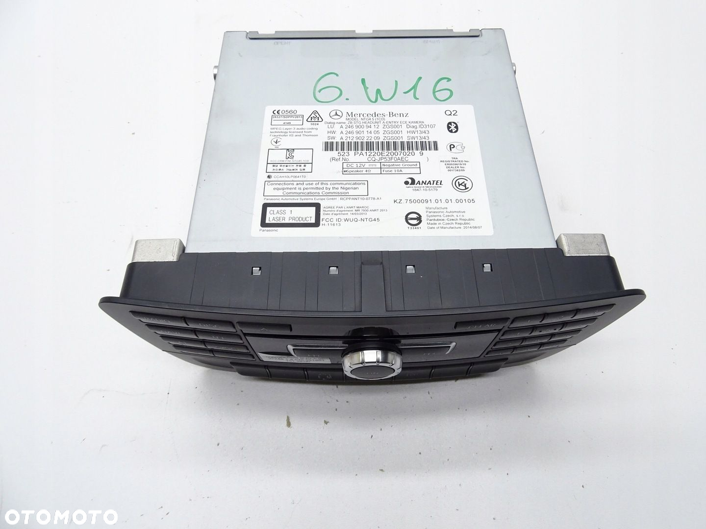 RADIO NAVIGACJA NAVI PANEL A2469009412 MERCEDES W246 B KLASA - 4
