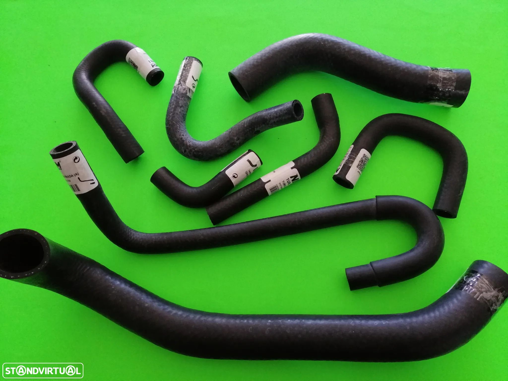 Kit de 8 tubos de água do motor 2L2 Toyota Hilux LN85 LN90 - 1
