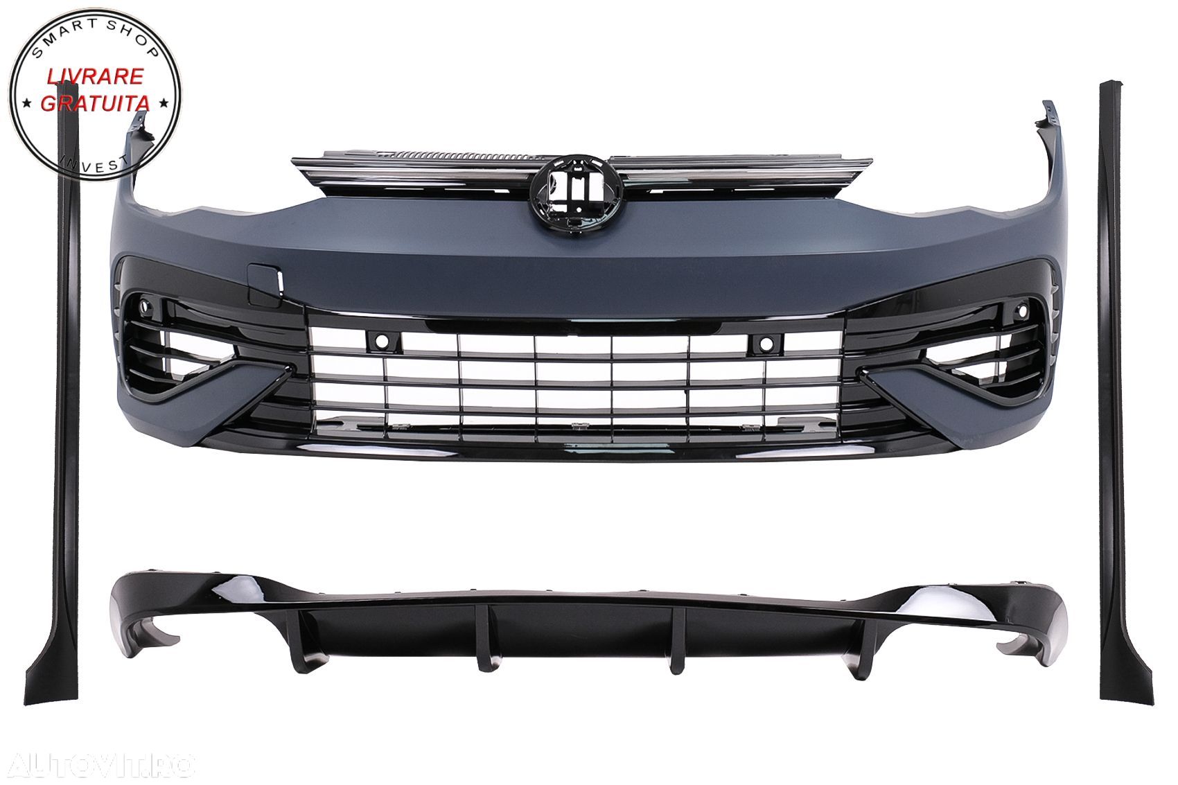 Kit Exterior Complet VW Golf VIII 8 Mk8 MQB (2020-2023) R Design- livrare gratuita - 1