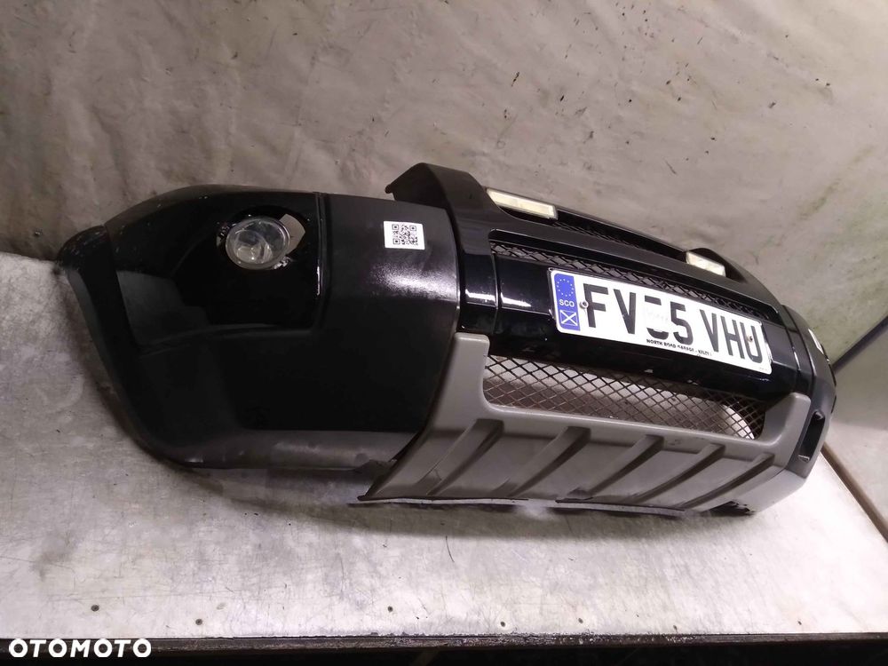 ^ ZDERZAK PRZÓD PRZEDNI DO LAND ROVER FREELANDER 1 I LIFT FL 697 CZARNY HALOGENY - 3