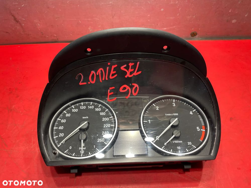 BMW E91 E90 licznik zegary diesel EU 9166846 - 1