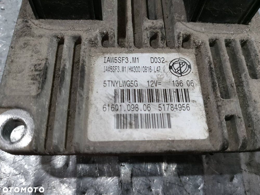 KOMPUTER, STEROWNIK FIAT GRANDE PUNTO 51784956 1.2 8V - 3