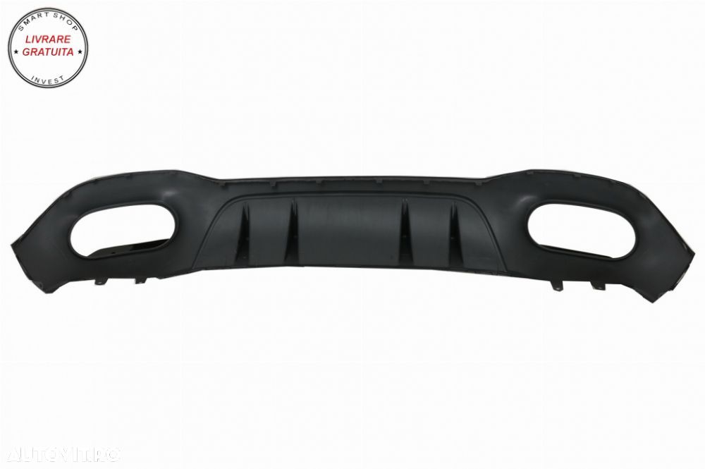 Difuzor Bara Spate cu Evacuari Crom Mercedes A-Class W177 Hatchback (05.2018-2022)- livrare gratuita - 6