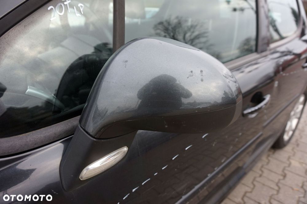 LUSTERKO ELEKTRYCZNE LEWE 207  EXLD CZARNY PEUGEOT 2006-2009 - 2