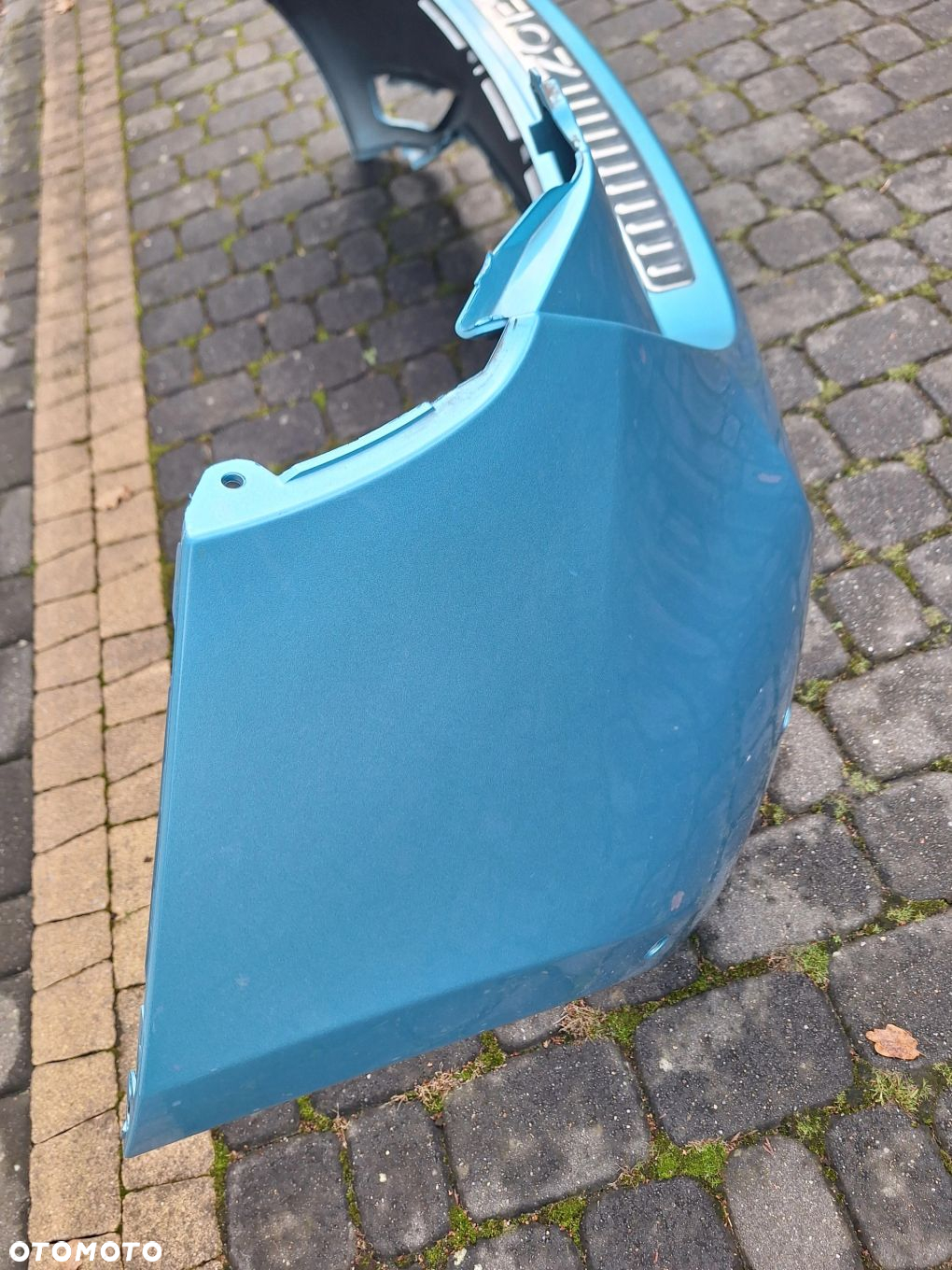 RENAULT ZOE 12- NIE KLEJONY! ZDERZAK TYŁ TYLNY+CHROM ORYG. 850101003R 850101029R - 2