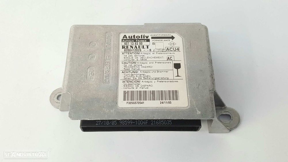 CENTRALINA DE AIRBAG RENAULT MEGANE II BERLINA 5P AUTHENTIQUE - 1
