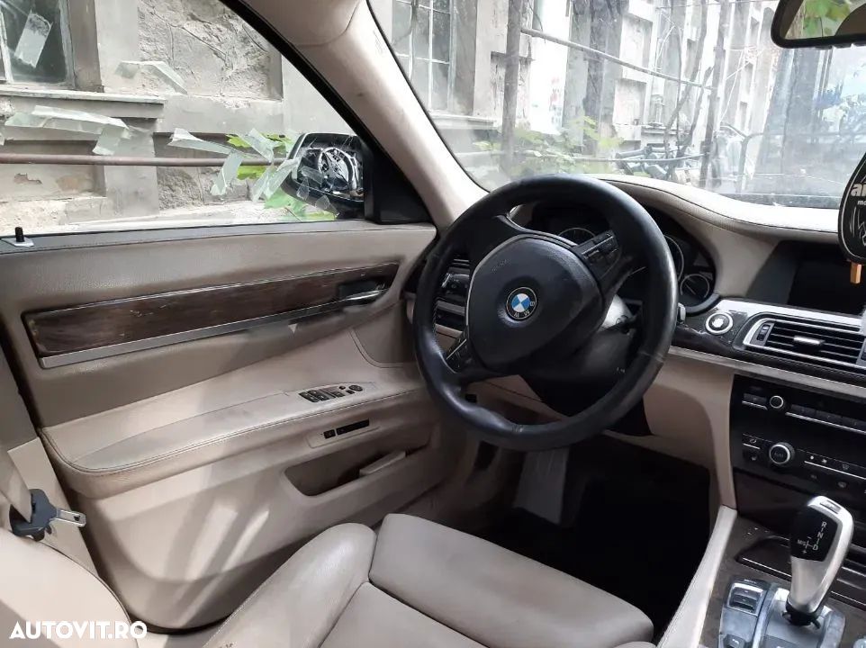 Plansa de bord kit airbag Bmw Seria 7 F01 F02 hud crem - 3