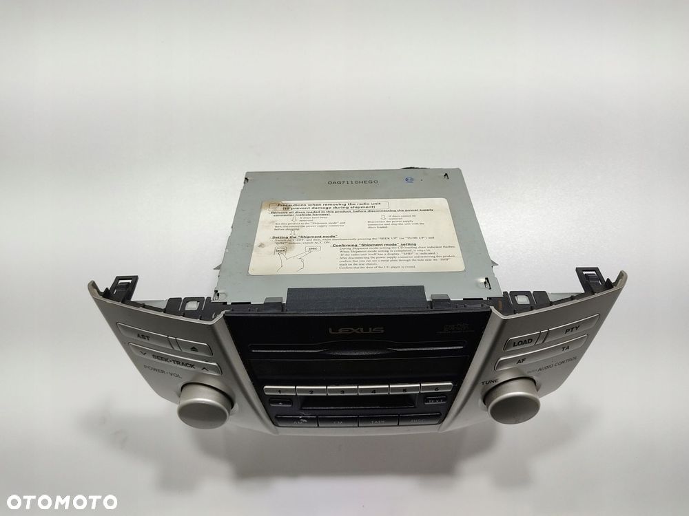 fabryczne radio cd mark levinson lexus rx ii rx400h 86120-48550 2003-2008 - 7