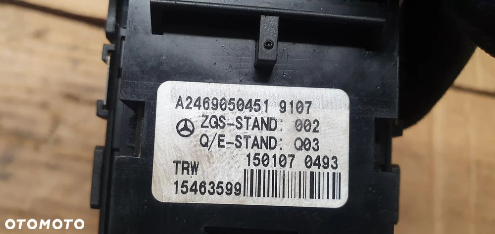 Przełącznik włącznik hamulca ręcznego Mercedes GL X166 W166 A2469050451 - 5