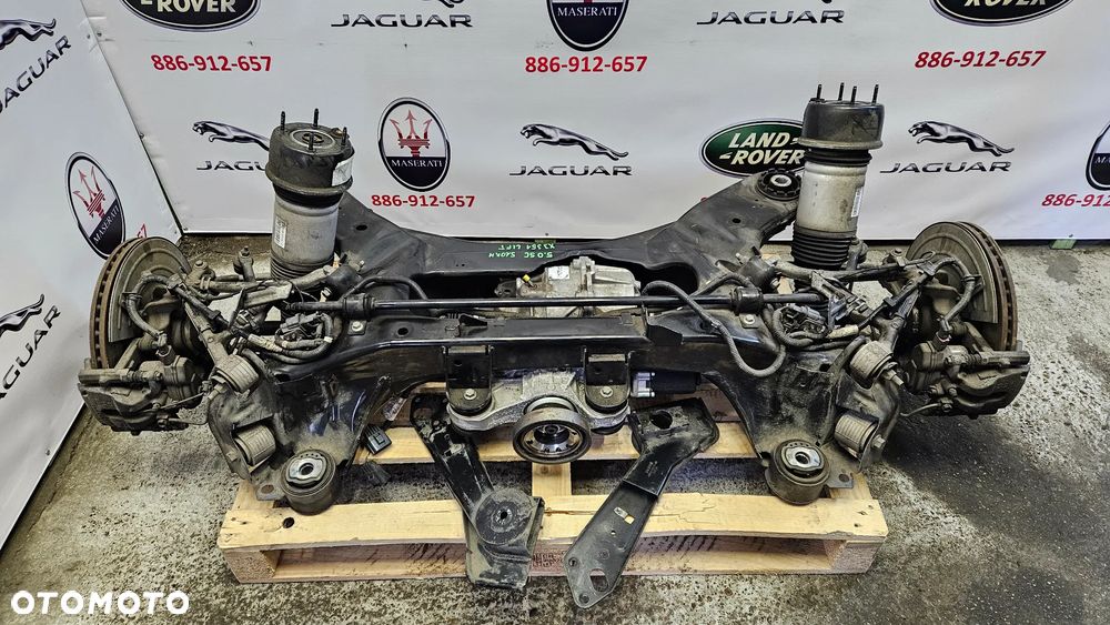Jaguar XJ 351 LIFT 2015-2019 5.0 SC 508PS 510 KM Kompletne zawieszenie tylne Ława tył Sanki Dyfer Zwrotnica Most 2.56   Amortyzator tył Miech tylny prawy lewy  USA - 1