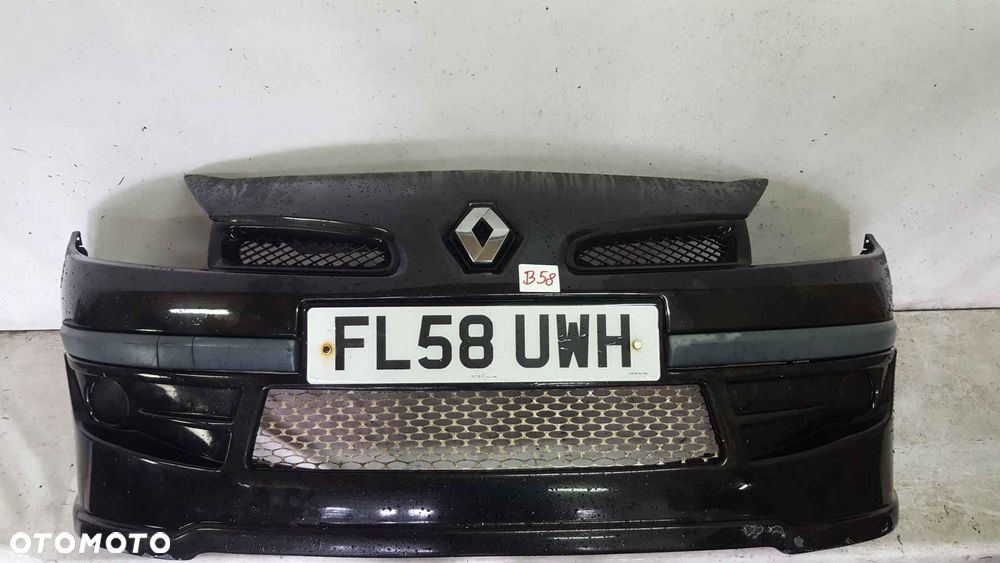 ^ ZDERZAK PRZÓD PRZEDNI DO RENAULT CLIO III 3 EXTREME NV676 CZARNY 185 TUNING DOKŁADKA ! - 1