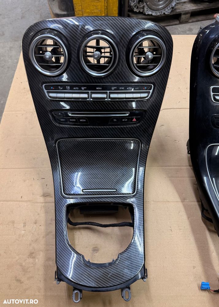 Panou clima central cu comenzi navigatie MERCEDES C-class W205, GLC X253, GLC Coupe C253 an 2014-2021 - 2