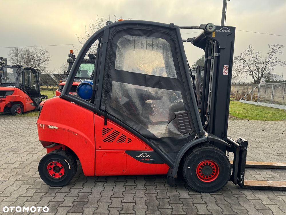 Linde Linde H35 Evo 2019 triplex kabina 4 sekcje ogrzewanie  Toyot h30 h25 - 3