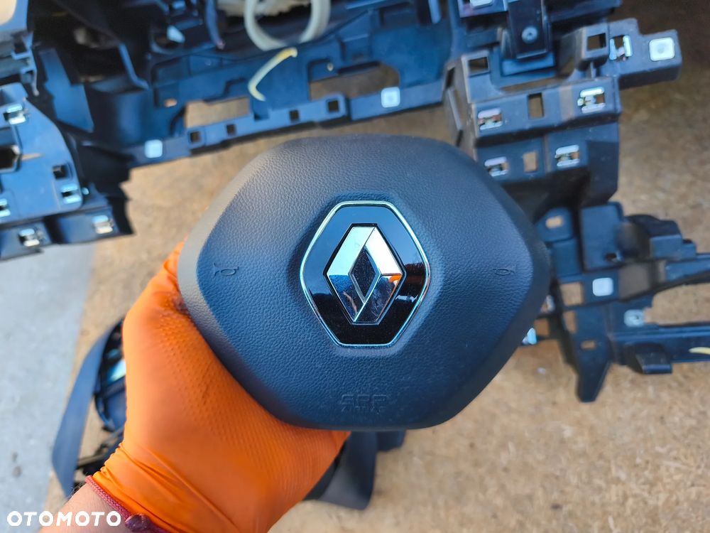 DESKA ROZDZIELCZA KONSOLA AIRBAG PODUSZKI RENAUL CLIO V TWARDA - 7
