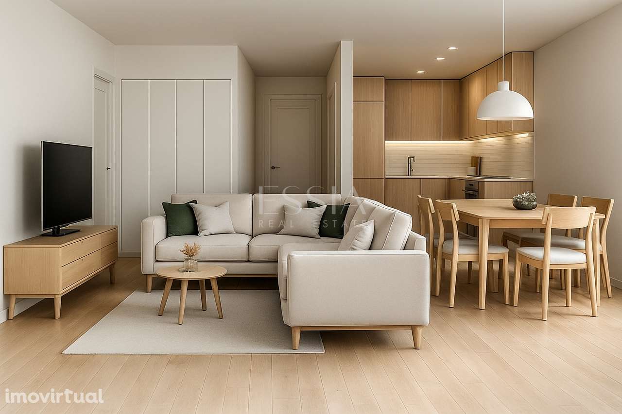 Apartamento T1 com Garagem e Cozinha Equipada - Grande imagem: 2/11