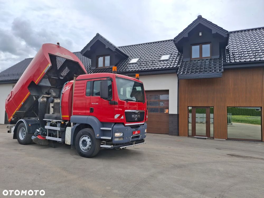 MAN TGS 18.320 Zamiatarka Bucher Optifant 70 2 Silniki Szczotki L/R Karcher Listwa Wysokiego Ciśnienia Dodatkowy Zbiornik Wody - 25