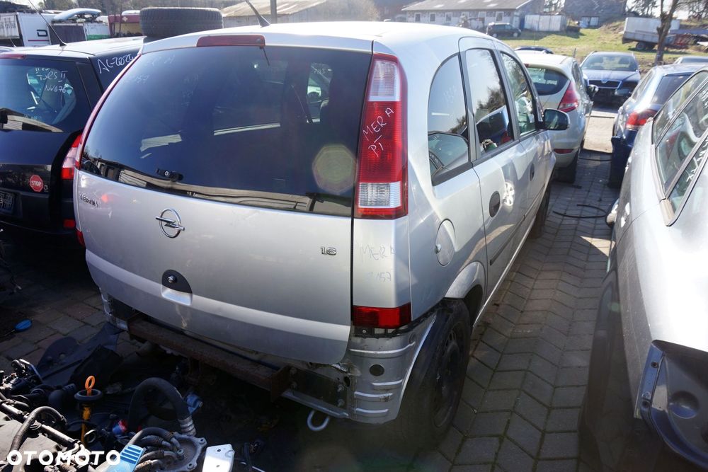 OPEL MERIVA A 2004 Z157 1.6 16V Z16XE 100KM F17 394 SREBRNY na części - 5