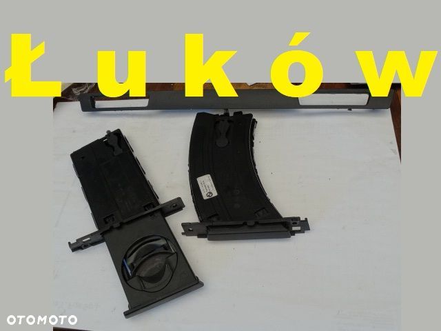 BMW E90 E92 Anglik Uchwyt Kubek CupHolder Listwa Kpl 7127462 7127463 7130743 - 1