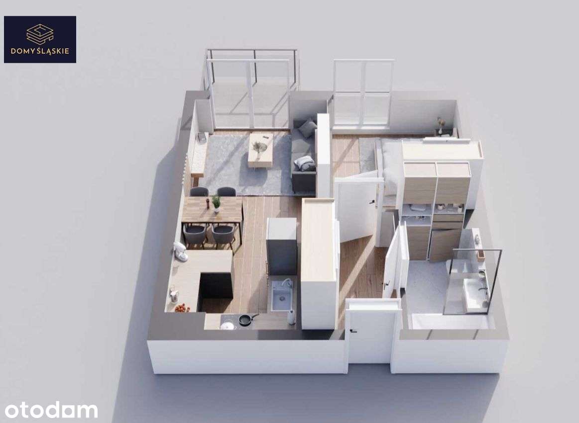 B18 - 2 pokoje + balkon