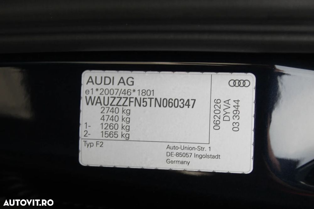 Audi A6 Limuzina 50 TFSI e quattro S tronic PHEV S Line - 41