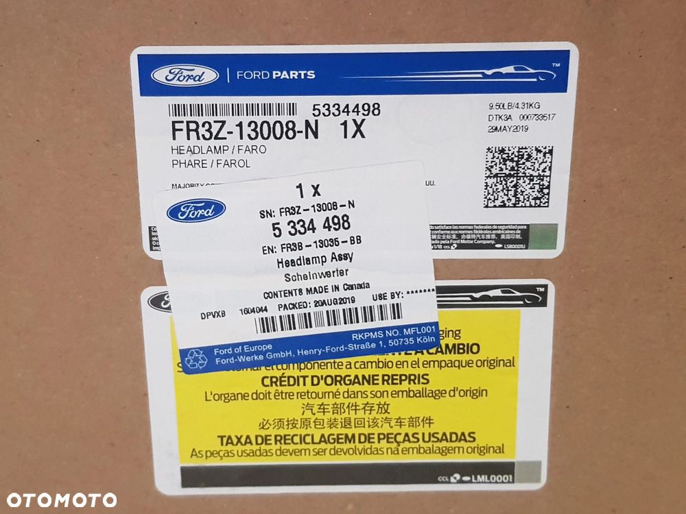 NOWA ORYGINALNA Lampa Lewy Przód LED Ford Mustang 5334498 - 7