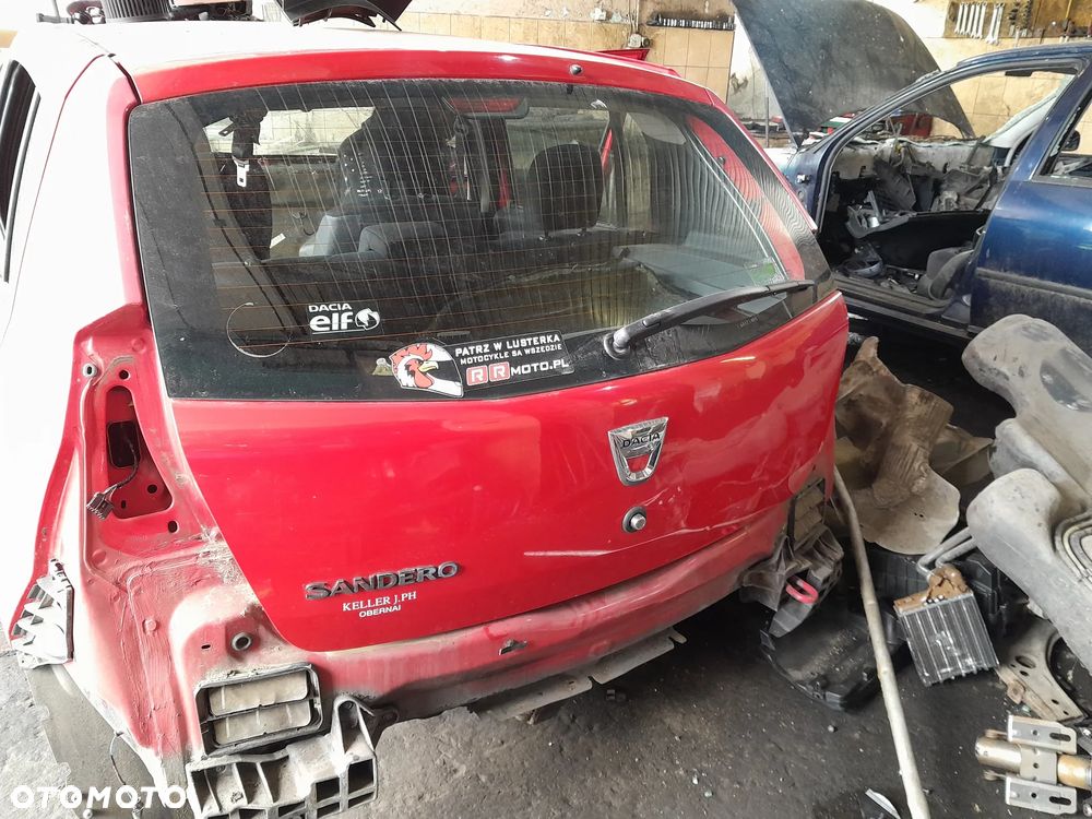 Klapa tylna pokrywa bagażnika DACIA Sandero I 08-12r. OV21D - 2