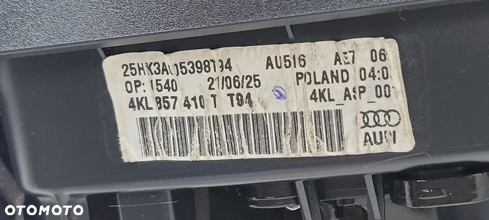 LUSTERKO PRAWE AUDI E-TRON 14PIN 4KL857410T - 3